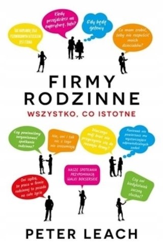 FIRMY RODZINNE. WSZYSTKO CO ISTOTNE Peter Leach