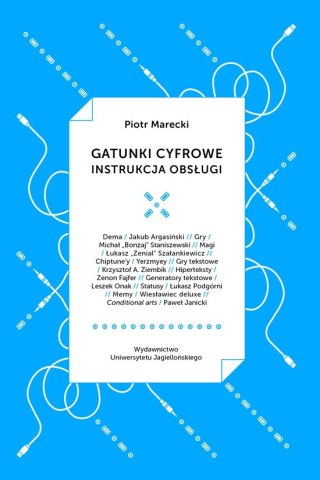 GATUNKI CYFROWE. INSTRUKCJA OBSŁUGI Piotr Marecki