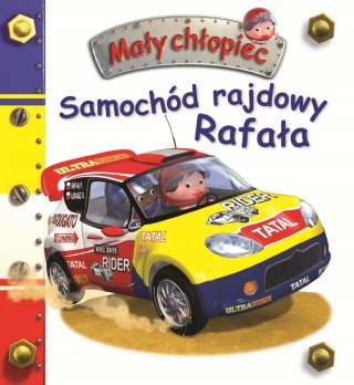 MAŁY CHŁOPIEC. SAMOCHÓD RAJDOWY RAFAŁA