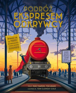 PODRÓŻ EKSPRESEM ODKRYWCY Książka z okienkami
