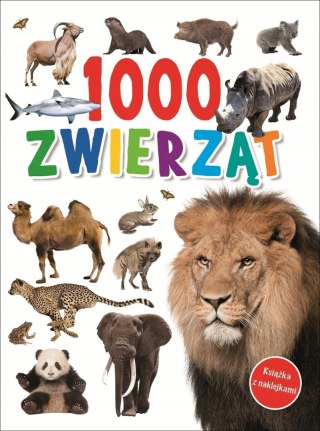 1000 ZWIERZĄT. KSIĄŻKA Z NAKLEJKAMI