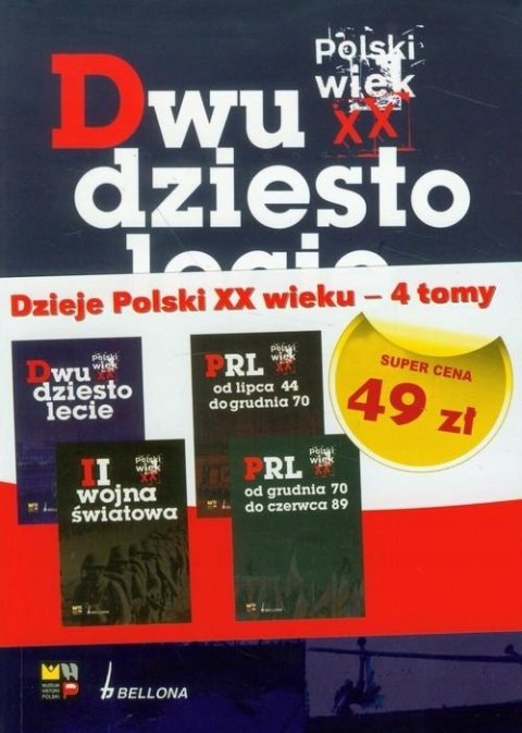 PAKIET: DZIEJE POLSKI XX WIEKU. TOM 1-4 (NOWY/FOLIA)