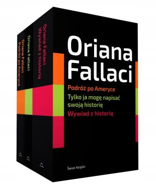 PAKIET Fallaci: WYWIAD Z HISTORIĄ / TYLKA JA / PODRÓŻ PO AMERYCE (FOLIA)
