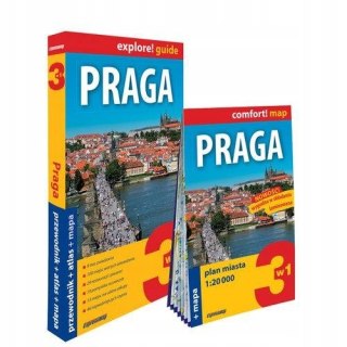 PRAGA 3W1: PRZEWODNIK + ATLAS + MAPA