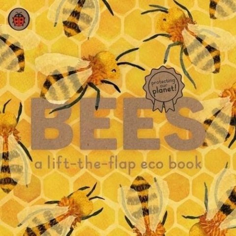 BEES a lift-the-flap eco book książka z okienkami