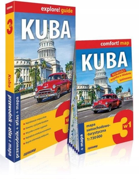 KUBA 3W1: PRZEWODNIK + ATLAS + MAPA
