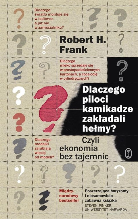 DLACZEGO PILOCI KAMIKADZE ZAKŁADALI HEŁMY? Robert H. Frank
