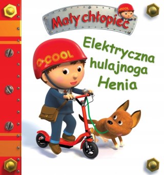 MAŁY CHŁOPIEC. ELEKTRYCZNA HULAJNOGA HENIA