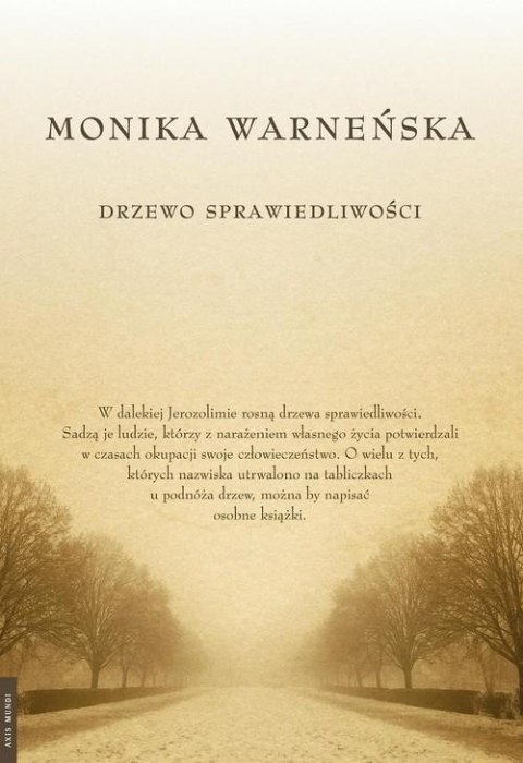 DRZEWO SPRAWIEDLIWOŚCI Monika Warneńska