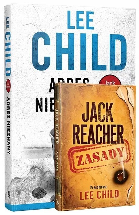 PAKIET: JACK REACHER - ADRES NIEZNANY / ZASADY Lee Child (NOWA/FOLIA)