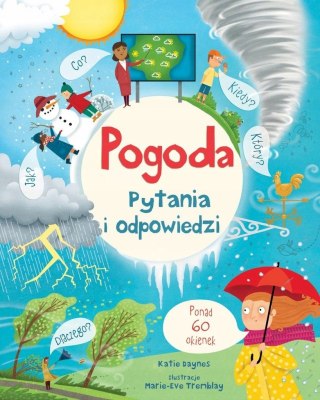 POGODA. PYTANIA I ODPOWIEDZI Książka z okienkami