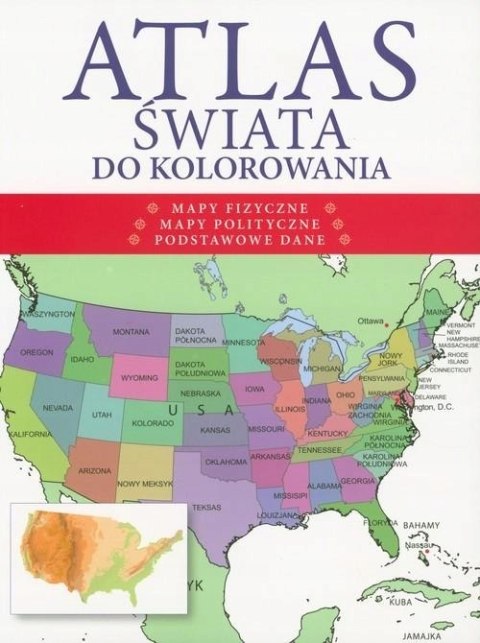 ATLAS ŚWIATA DO KOLOROWANIA