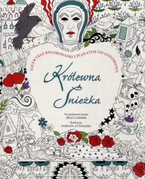 KRÓLEWNA ŚNIEŻKA. NIEZWYKŁE KOLOROWANKI Z PLAKATEM (FOLIA)