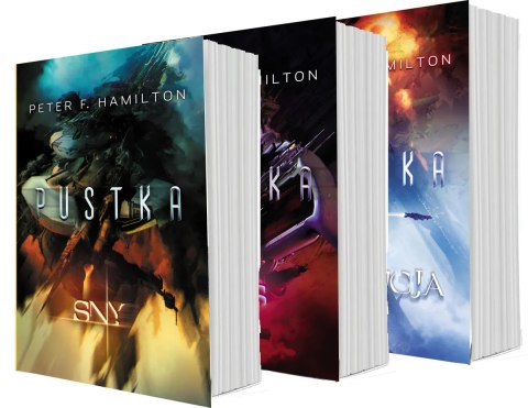 PAKIET TRYLOGIA PUSTKA Peter F. Hamilton (NOWA/FOLIA)