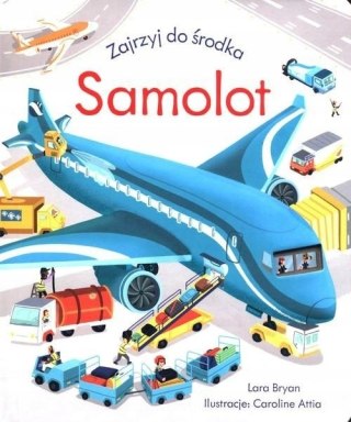 SAMOLOT. ZAJRZYJ DO ŚRODKA Książka z okienkami