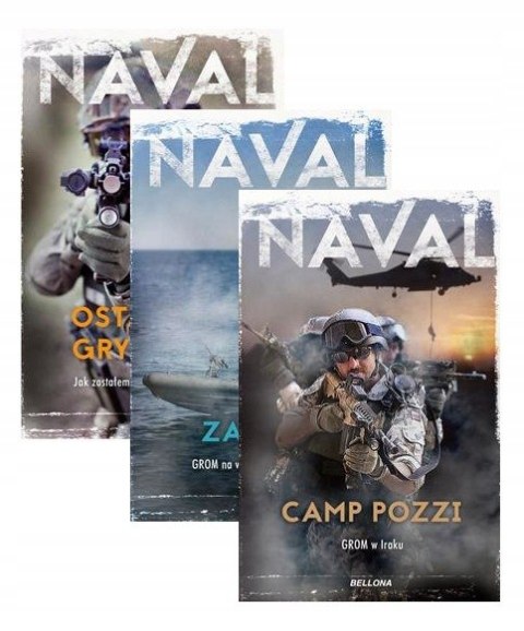 PAKIET: OSTATNICH GRYZĄ PSY / ZATOKA / CAMP POZZI Naval (FOLIA)