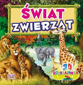 ŚWIAT ZWIERZĄT ROZKŁADANKA 3D